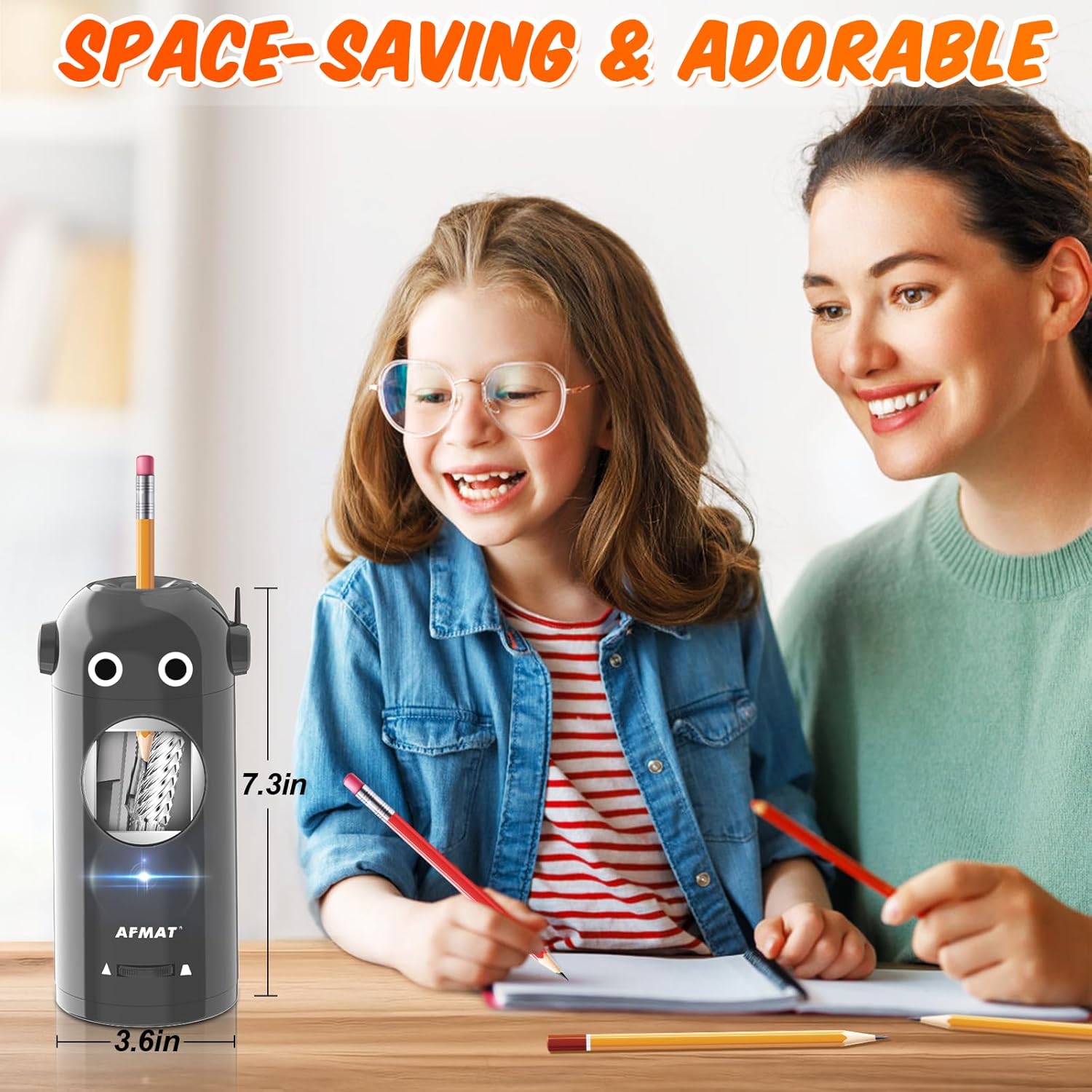 Smart Rechargeable Pencil Sharpener