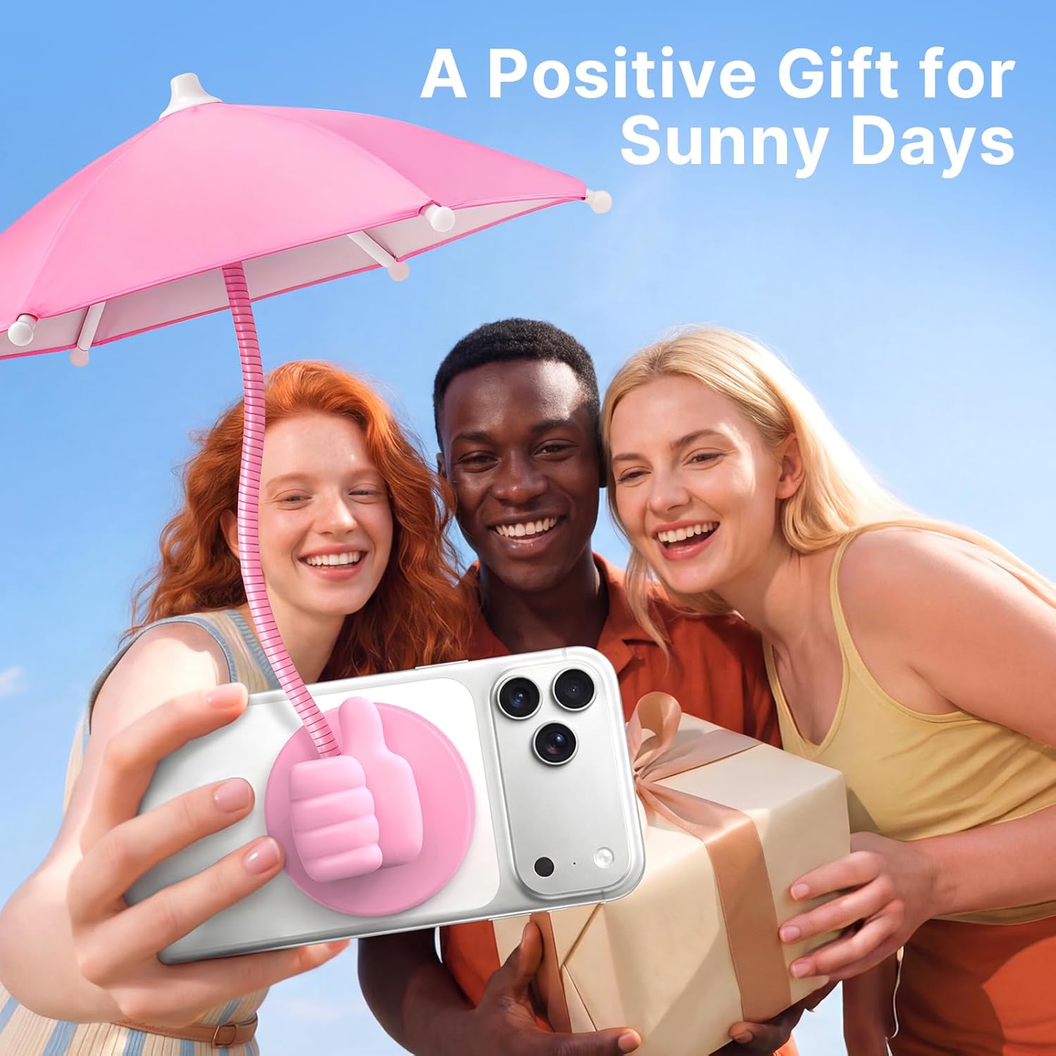 Magnetic Phone Sunshade Umbrella