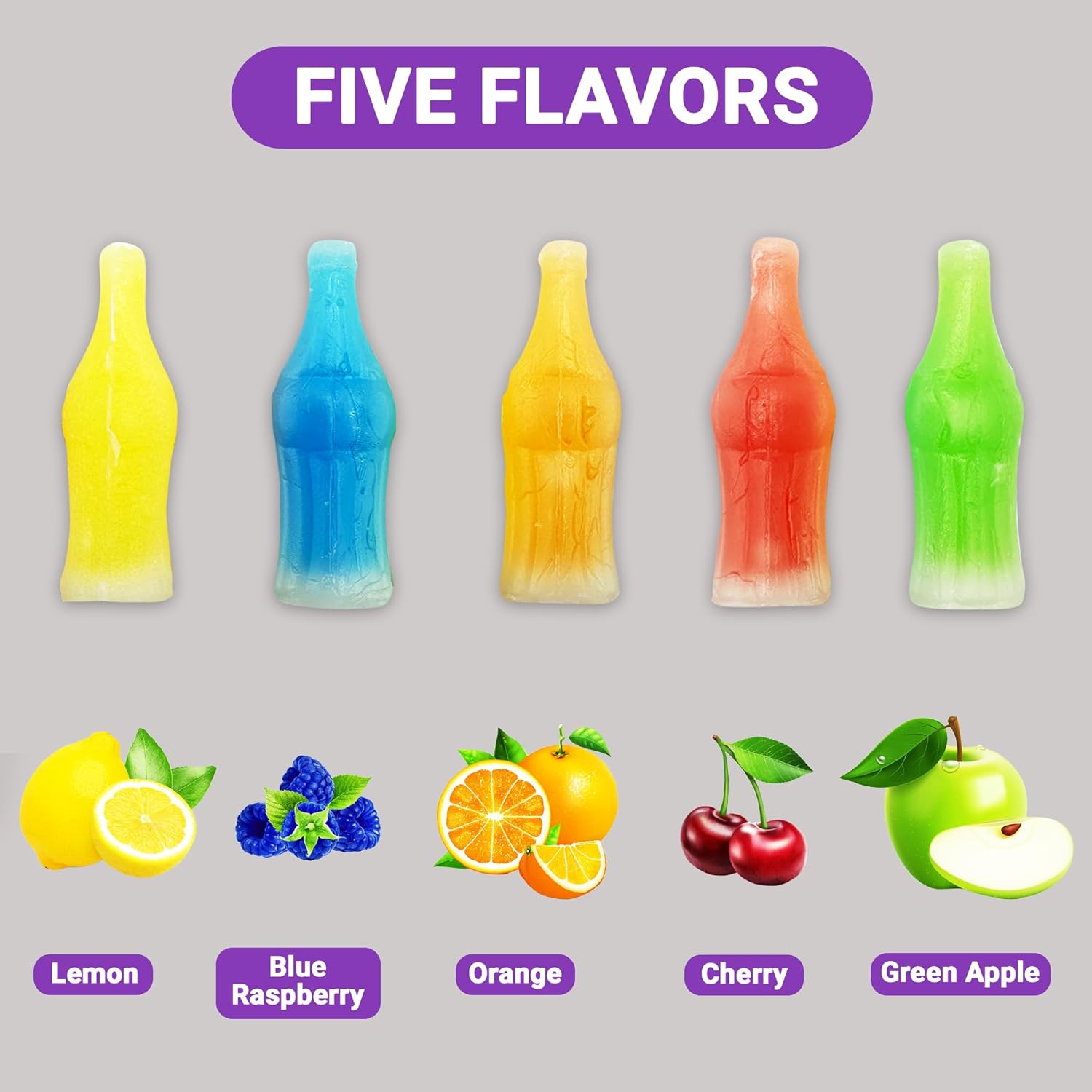 Retro Wax Bottle Candy Drinks