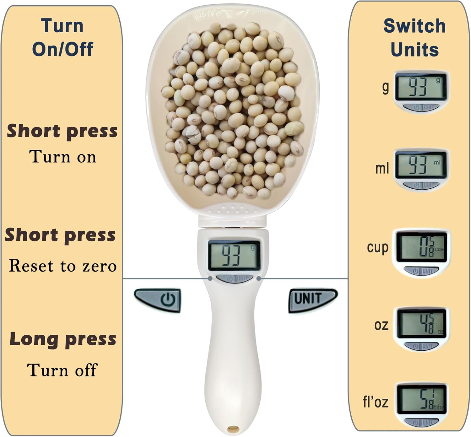 Smart Kitchen Digital Weighing Spoon