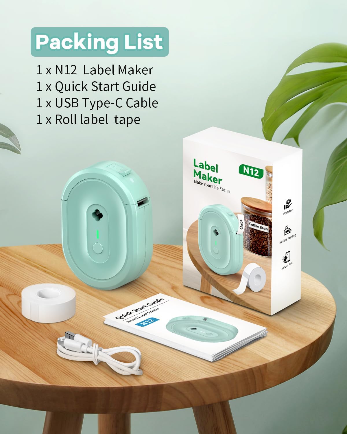 Smart Label Maker for Easy Organization