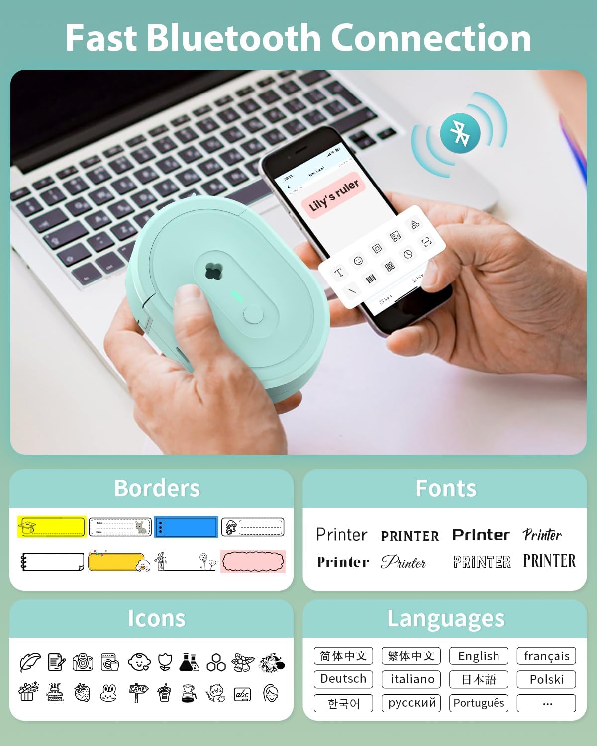 Smart Label Maker for Easy Organization