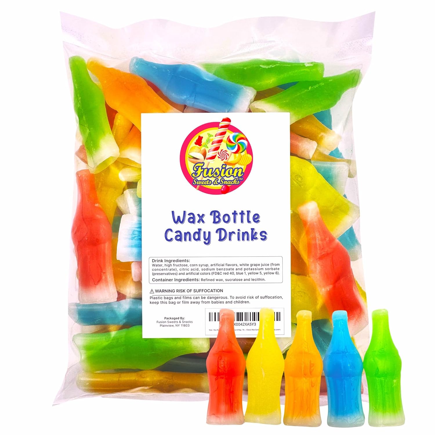 Retro Wax Bottle Candy Drinks