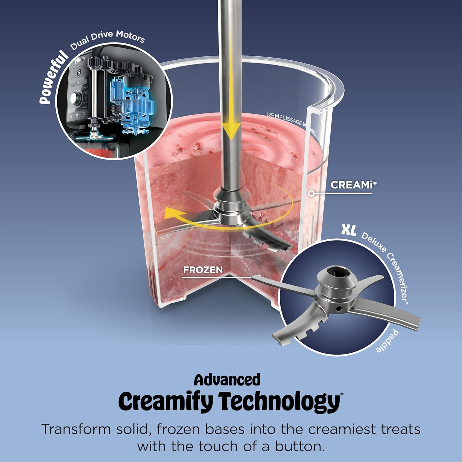 Ninja CREAMi Deluxe Ice Treat Maker