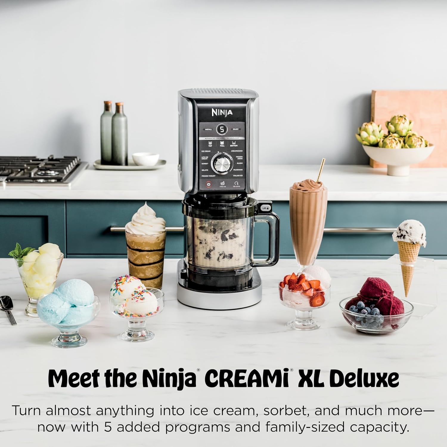 Ninja CREAMi Deluxe Ice Treat Maker