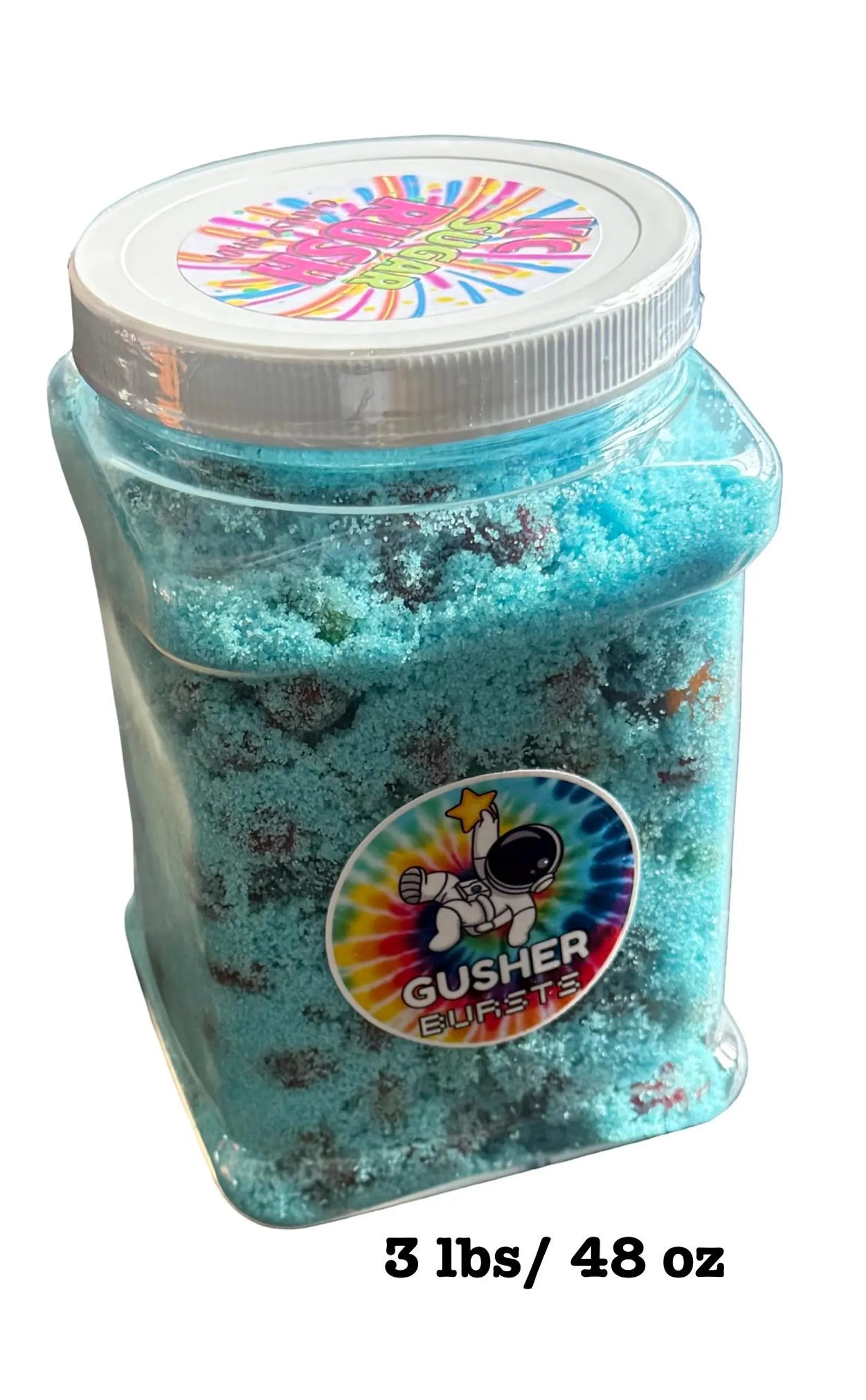 Gushers Bursts Candy: Sour, Blue Razz, Cotton Candy Flavors